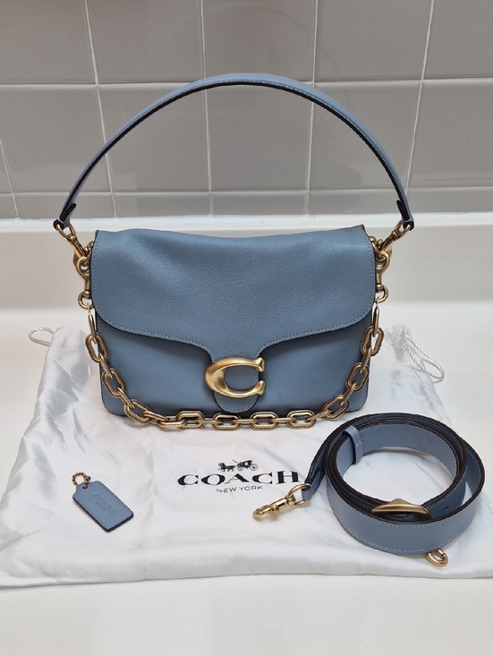 Coach Handbags - Coach Tabby Chain Purse In Bluebell